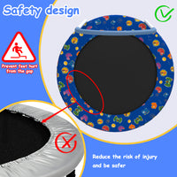 Triple Tree 36" Toddler Trampoline for Kids 1 Year Plus with Handle, Baby Gifts for Boys and Girls, Indoor and Outdoor