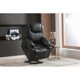 Leather Lift Recliner for Elderly with Massage and Heat,Electric Power Lift Chairs Extra Wide Recliners, Breathable Leather with Breathable microporous,USB Ports, 2 Cup Holders