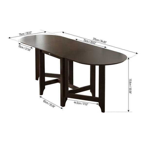 Farmhouse Folding Dining Table,Drop Leaf Dining Table for 4, Solid Wood Extendable Dining Room Table,Kitchen Table for Small Spaces,Kitchen,Dining Room,Gray