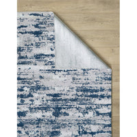 36"x24" Ultra Soft Area Rugs, Vintage Woven Area Rug, Faux Fur Area Rug for Bedroom, Bedside Living Room Carpet, Nursery Washable Floor Carpets, Soft Luxury Rug, Navy Blue
