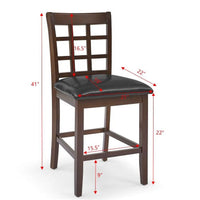 Dining Table Set for 5, Modern Kitchen Table and Chairs Set, Faux Marble Tabletop and 4 PU Leather Upholstered Chairs Dining Set for Living Room, Kitchen, Dining, Compact Space - (Table + 4 PU Chairs)