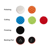 Rotary Polisher 7-Inch , 6 Variable Speeds and Accessory Kit, With 6 Variable Speeds to Buff/Buff/Smooth/Finish Pads - 10-Amp, 1500~3000 RPM for Cars, Boats, Wood, Metal, Tiles, Plastic, Vehicles