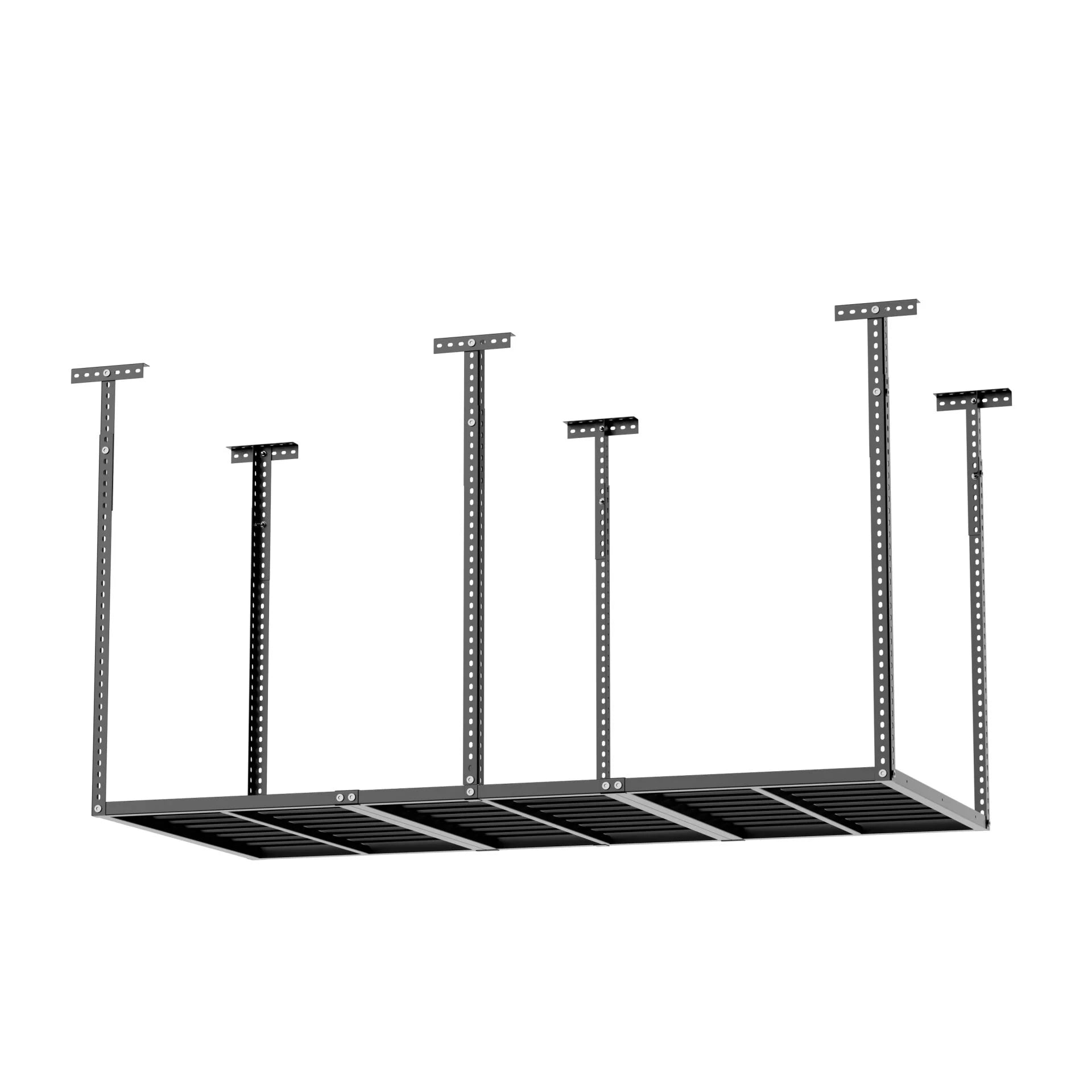 3x6ft Overhead Garage Storage Rack, 750LBS Weight Capacity, Adjustable Ceiling Mounted Storage Racks Heavy Duty, Hanging Garage Storage, 36