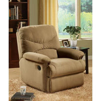 Recliner (Motion) in Light Brown Microfiber Electric Power Lift Chair Sofa Reclining Chair Living Room Chairs