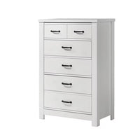 Bedroom Set, 3 Piece Bedroom Sets with 6-Drawer Dresser 5-Drawer Chest 2-Drawer Nightstand, Dresser Set For Bedroom, Living Room, Cabinet, Wood Storage Cabinet for Adults Boys and Girls, White
