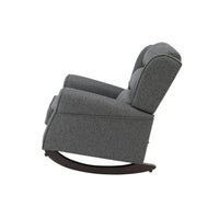 Triple Tree Grey Rocking Chair with Flared Arm