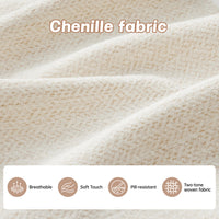 Triple Tree Loveseat Cloud Sectional Couches Chenille Fabric, Tufted Cushion Backrest Design, Ergonomic Design