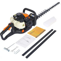 Hedge Trimmer Powered 26cc 2 Cycle,Double Sided Blade 24in,Recoil Gasoline Trim Blade,Edge Trimmer Lawn,Weed Wacker