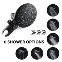 Shower Tub Kit, Tub and Shower Faucet Set（Valve Included) with 35-Mode 2 in 1 Handheld and Rain Shower Head System, Single-Handle Tub and Shower Trim Kit, Matte Black