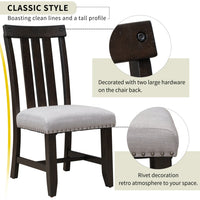 Set of 2 Dining Chairs,Upholstered Side Chair with Nailhead and Wood Legs,Modern High-end Tufted Dining Chair for Kitchen Room,Home, Apartment