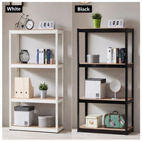 Storage Shelves, 4 Tier Adjustable Garage Storage Shelving, Heavy Duty Metal Storage Utility Rack Shelf Unit Shelves Organization for Warehouse Pantry Closet Kitchen, 23.6" x 15.7" x 47.2", White