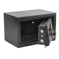 Safe Box 8.6L Feet Electronic Digital Security Box, Keypad Lock Box Cabinet Safes, Solid Alloy Steel Office Hotel Home Safe, Black