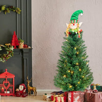 3ft-mini-christmas-tree-129-branch-30-led-light-pre-lit-artificial-mini-christmas-tree-with-santa-claus-decoration-green-xmas-tree-for-indoor-and-outdoor-office-holiday-party-decor