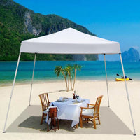 10'x10' Waterproof Folding Tent, Pop Up Canopy Tent Portable Tent with Carry Bag, Instant Outdoor Canopy Easy Set-up Straight Leg Folding Shelter with 100 Square Feet of Shade, Beach Tent Beach Canopy
