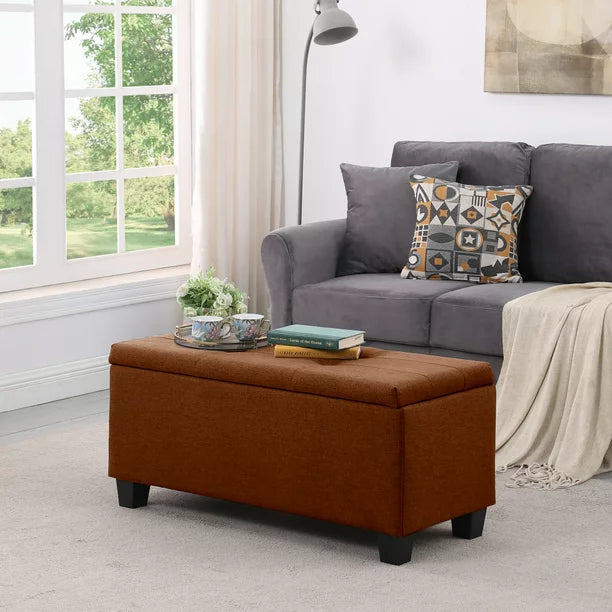 Large Storage Ottoman Bench Set 3 in 1 Combination Ottoman