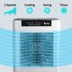 Portable Air Conditioner, 3 IN 1 Evaporative Air Cooler Personal, 600 Sq.ft Cooling Fan with 3 speeds, 3modes, 8H timer, 4120CFM Small air conditioner Desktop Humidifier Fan -18.49 Gal L