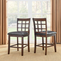 Dining Table Set for 5, Modern Kitchen Table and Chairs Set, Faux Marble Tabletop and 4 PU Leather Upholstered Chairs Dining Set for Living Room, Kitchen, Dining, Compact Space - (Table + 4 PU Chairs)