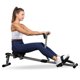 Fitness Rowing Machine Rower Ergometer, with 12 Levels of Adjustable R ...