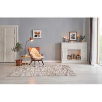 36"x24" Ultra Soft Area Rugs, Vintage Woven Area Rug, Faux Fur Area Rug for Bedroom, Bedside Living Room Carpet, Nursery Washable Floor Carpets, Soft Luxury Rug, Beige