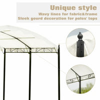 13'x10'ft Outdoor Patio Canopy, Heavy Duty Carport with Powder-Coated Steel Frame,Outdoor Car Canopy Garage Tent Patio Shelter with Anchor Kit,for Garden,Couryard,Poolside