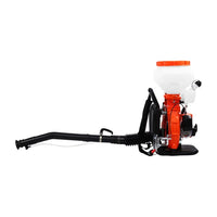 2 Stroke Engine Gas Powered Backpack Sprayer 3.7 Gallon Fogger Mist Blower Sprayer Duster Mist Blower with Extended Hose for Greenhouse