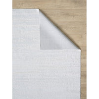 3' x 5' Area Rugs, Soft Woven Area Rug, Rectangular Floor Carpet with Rubber Antislip for Living Room Bedroom Office, Machine Washable Rugs, White