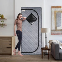 Portable Sauna for Home - Steam Sauna Tent, Personal Sauna - Sauna Heater, Tent, Chair, Remote Included for Home Sauna - Enjoy Your Own Personal Spa, Gray