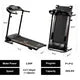 2.5HP Folding Treadmill with Incline, 12KM/H Electric Treadmill for Home Office Use, Bluetooth Music Cup Holder Heart Rate Sensor Walking Running Machine for Indoor Home Gym Exercise Fitness