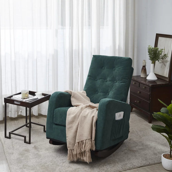 Green rocking chair nursery shop