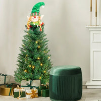 3ft-mini-christmas-tree-129-branch-30-led-light-pre-lit-artificial-mini-christmas-tree-with-santa-claus-decoration-green-xmas-tree-for-indoor-and-outdoor-office-holiday-party-decor