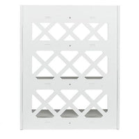 Nightstand Side Table, Wood Plastic Board 4-Storey Locker Bedside Cabinet Tea Table Coffee Table White