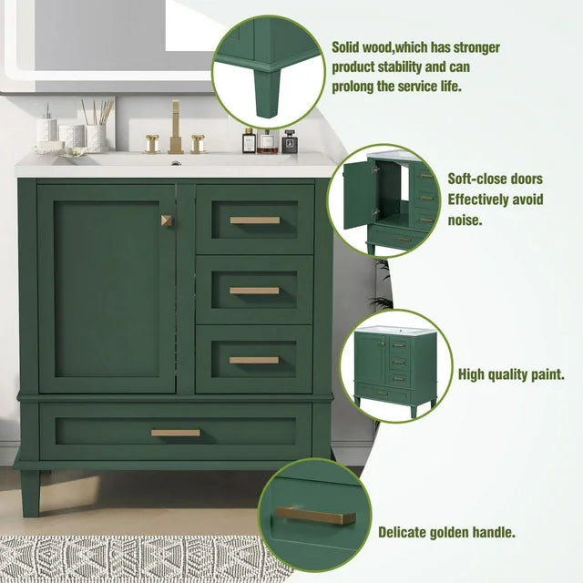 Bathroom Vanity with 30