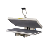 Heat Press Machine,16x32 Large Clamshell Format Manual Heat Press Machine,High Pressure Manual Heat Press Machine with High accuracy of signal indication for Larger Area Heat Transfer Press