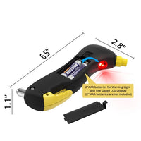 Tire Gauge,Digital Tire Pressue Gauge 150PSI with 5 in 1 Emergency Escape Tools,Accurate Reading - Powered by 2 x AAA Battery,for Cars, Trucks, Motocycles