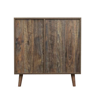 Sideboard, Restaurant Buffet Sideboard with 4 Storage Spaces, Home Coffee Bar Storage Cabinet, Bathroom Cabinet, Entrance Channel Basement, Bedroom and Living Room, Espresso