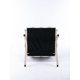 Accent Chair, Modern Upholstered Armchair with KD Rubber Wood Legs, Lounge Reading Chair with Lumbar Pillow, for Living Room Bedroom, Grey Stripe