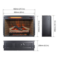 60" Electric Fireplace TV Stand,Entertainment Center With Door Sensor,Modern Television Stands with Open Shelves and Cabinet for Living Room,Jasmine White