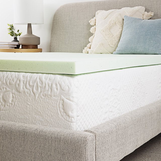 Full Size Mattress Topper with Plush Memory Foam Surface, 74