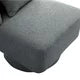 Swivel Accent Chair with Plump Pillow, Swivel Chairs for Living Room, 360 Swivel Comfy Accent Sofa Chair Club Chair, Upholstered Teddy Leisure Chair for Bedroom Living Room Lounge Hotel Office, Gray