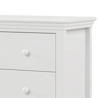Farmhouse Nightstand, Solid Wood End Table with 1 Drawer and 1 Open Drawer, Accent Table Sofa Table with Handles and Tapered Legs, Side Table Storage Cabinet for Bedroom Hallway Living Room, White