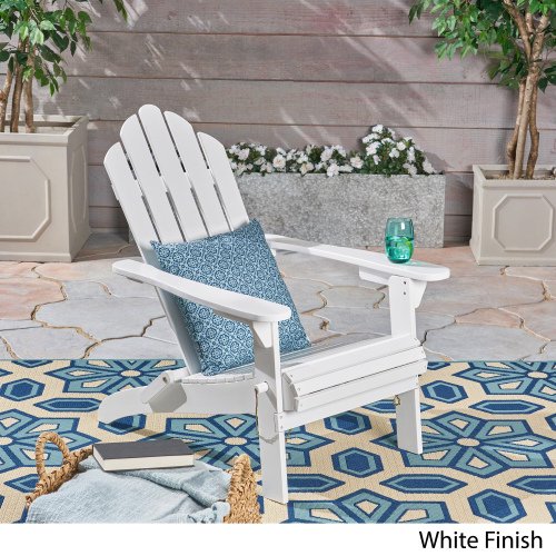 Wooden Folding Chair,Outdoor Adirondack Chair with High Back & Armrest,Save Space and Movable and Weather Resistant,Wooden Accent Chairs for Yard, Garden, Patio,Pool,Beach