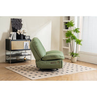 Swivel Chair Power Lift Recliner,Power Lift Recliner Chair with Bluetooth Music Player and USB Charger, Comfy Rocking Chair with Cellphone Holder and Footrest for Living Room