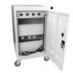 Mobile Charging Cart Docking 30 Device,Laptop Storage Rack with Combination Lock,Mobile Charging Cabinet with Wheels for Tablets and Laptops