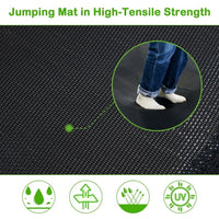 7FT Trampoline for Kids with Safety Enclosure Net, Recreational Trampoline with Slide and Ladder, Round Outdoor Trampoline,Waterproof Jump Mat for Kids, Teens, Boys, Girls