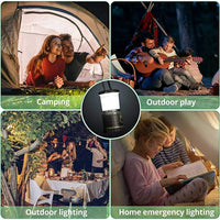 LED Camping Lantern Rechargeable, 12000mAh Waterproof Tent Light with 6 Adjustable Light Modes, Lasts for 432 Hours on a Single Charge, USB Camping Lamp for Hurricane, Emergency and Hiking