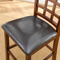 Dining Table Set for 5, Modern Kitchen Table and Chairs Set, Faux Marble Tabletop and 4 PU Leather Upholstered Chairs Dining Set for Living Room, Kitchen, Dining, Compact Space - (Table + 4 PU Chairs)
