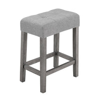 4 Piece Bar Table Set with Power Outlet,Dining Table and Chairs Set,Industrial Breakfast Table Set with 3 Padded Stools for Living Room,Dining Room,Game Room,Gray