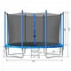 10FT Trampoline for Kids & Adults, Recreational Trampoline with Enclosure Net, Ladder, Steel Tube, ASTM Approved Combo Bounce Outdoor Fitness Trampoline, Blue
