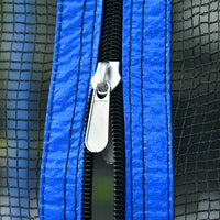 14FT Round Trampoline, Outdoor Trampoline with Basketball Hoop and Ladder, Recreational Trampoline with Safe Enclosure Net, ASTM Approved Outdoor Trampoline for Kids Teens Adults