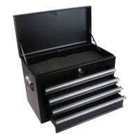 6-Drawer Rolling Tool Chest with Wheels, High Capacity Tool Box with Removable Casters Locking Mechanic Tool Cart Detachable Large Storage Cabinet Organizer for Workshop Warehouse, Black